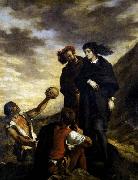 Eugene Delacroix Hamlet and Horatio in the Graveyard Spain oil painting artist